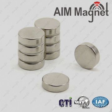 N42 strong D25x5mm Cylinder neodymium magnets for sale